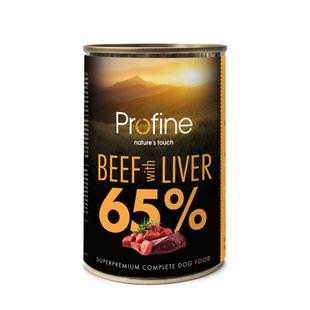 Вологий корм для собак Profine Dog Beef & Liver 400 г - яловичина та печінка - masterzoo.ua