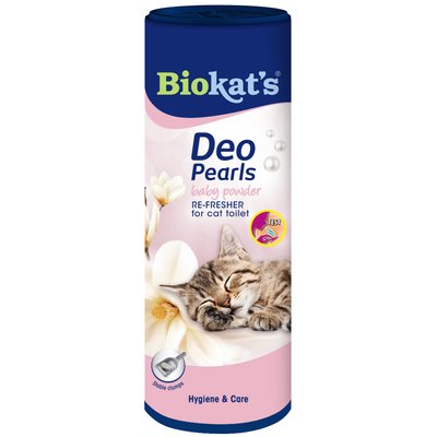 Дезодорант для котячого туалету Biokat's  Deo Pearls 700 г - дитяча присипка - masterzoo.ua