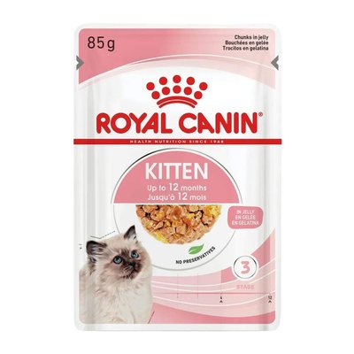 Вологий корм для кошенят Royal Canin Kitten Jelly pouch 85 г - masterzoo.ua