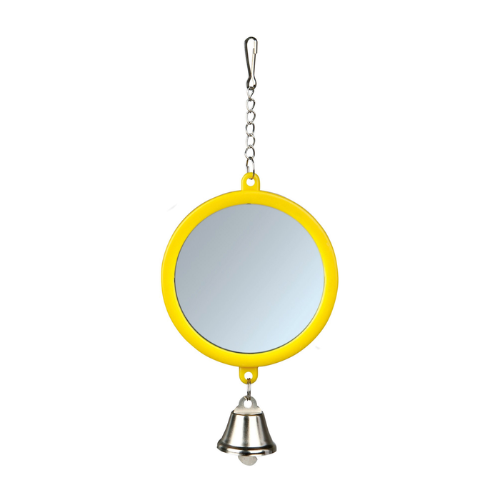 Игрушка для птиц Trixie Зеркало круглое d=7 см (пластик, цвета в ассортименте) - masterzoo.ua