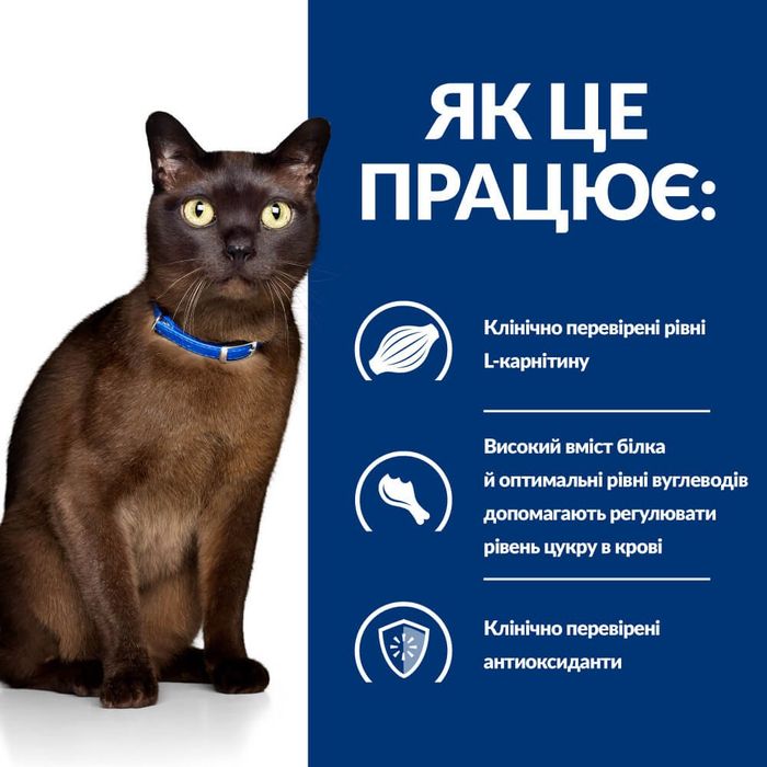 Сухий корм для котів Hill’s Prescription Diet m/d 1,5 кг - курка - masterzoo.ua