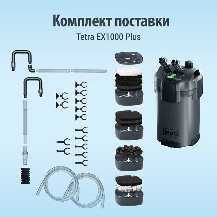 Зовнішній фільтр Tetra External EX 1000 для акваріума 100-300 л - masterzoo.ua