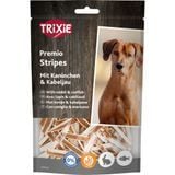 Ласощі для собак Trixie Premio Stripes 100 г - кролик та тріска - masterzoo.ua