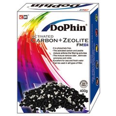 Наповнювач для фільтра KW Zone Dophin «Activated Carbon + Zeolite» активоване вугілля та цеоліт 400 г - masterzoo.ua
