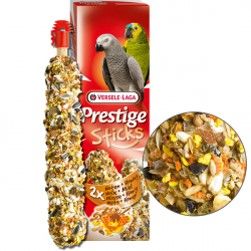 Ласощі для великих папуг Versele-Laga Prestige Sticks Parrots Nuts & Honey 70 г / 2 шт. (горіхи з медом) - masterzoo.ua