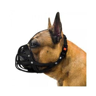 Barksi біотановий намордник для собак М - чорний - masterzoo.ua