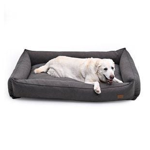Лежак для собак Noble Pet Albert 90х130 см - сірий - masterzoo.ua