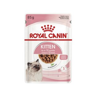 Вологий корм для кошенят Royal Canin Kitten Gravy pouch 85 г - masterzoo.ua