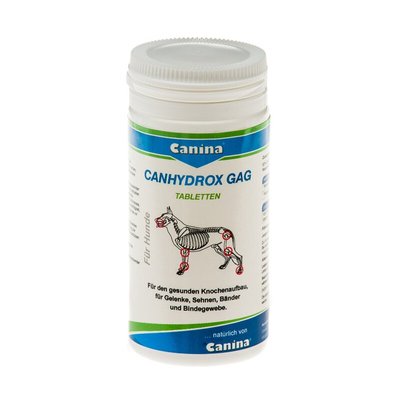 Вітаміни для собак великих порід Canina «Canhydrox GAG» 60 таблеток, 100 г (для суглобів) - masterzoo.ua