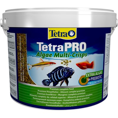 Сухий корм для акваріумних риб Tetra в чипсах «TetraPro Algae» 10 л (для травоїдних риб) - masterzoo.ua