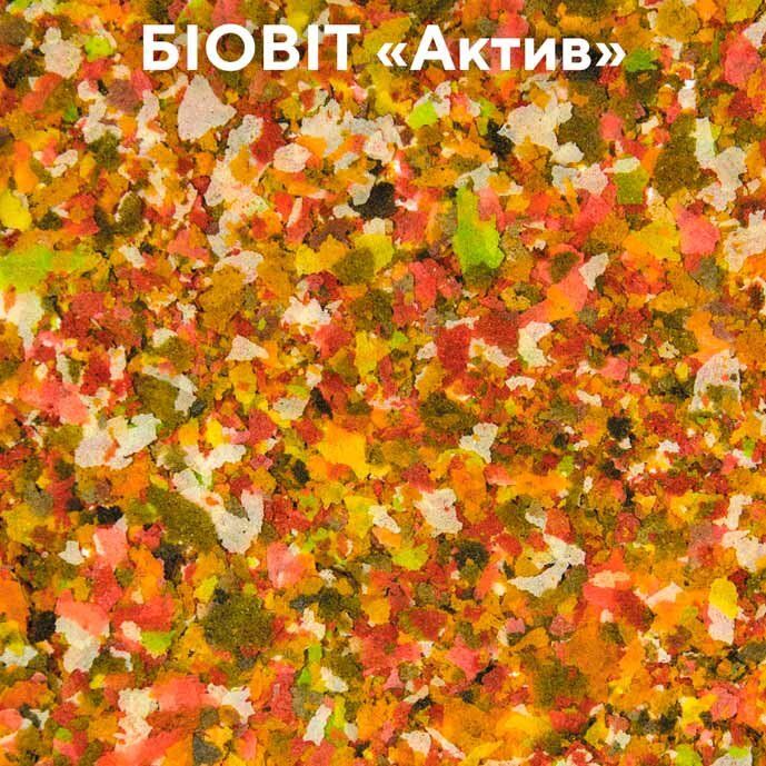 Сухий корм для акваріумних риб Природа в пластівцях Біовіт «Актив» 10 г (для всіх акваріумних риб) - masterzoo.ua