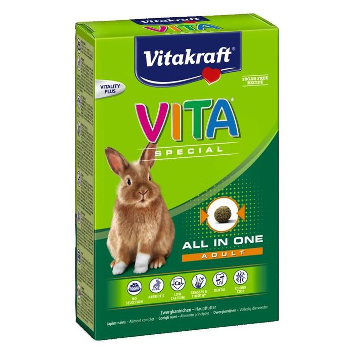 Корм для кроликов Vitakraft «VITA Special» 600 г - masterzoo.ua