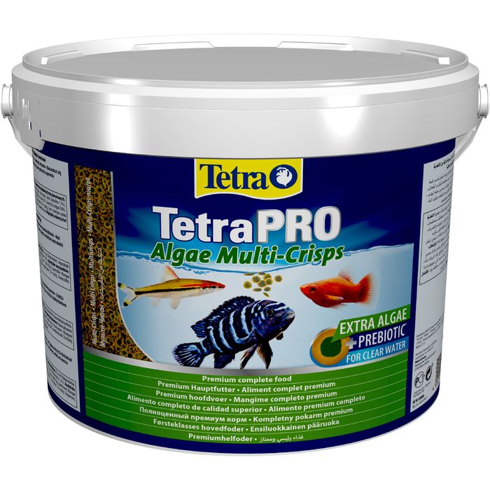 Сухой корм для аквариумных рыб Tetra в чипсах «TetraPro Algae» 10 л (для травоядных рыб) - masterzoo.ua