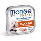 Влажный корм для собак Monge Fresh 100 г - индейка - masterzoo.ua