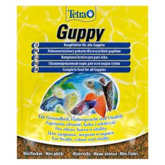 Сухий корм для акваріумних риб Tetra в пластівцях «Guppy» 12 г (для гупі) - masterzoo.ua