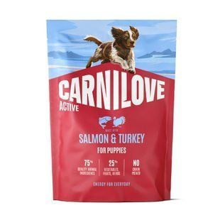 Сухий корм для цуценят Carnilove Active Puppy 1,5 кг - лосось та індичка - masterzoo.ua