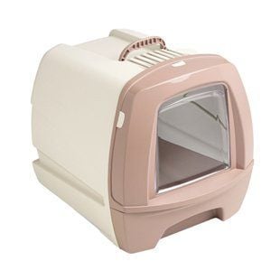 Туалет-бокс для кошек MPS 80"S Marsala 50х40х42 см - розовый - masterzoo.ua