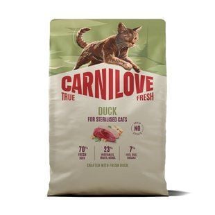Сухой корм для кошек Carnilove True Fresh Sterilised 2 кг - утка - masterzoo.ua