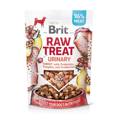 Ласощі для собак Brit Raw Treat Urinary Freeze-dried 40 г - індичка - masterzoo.ua