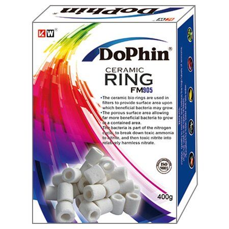 Наповнювач для фільтра KW Zone Dophin «Ceramic Ring» керамічні кільця 400 г - masterzoo.ua