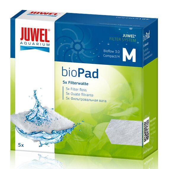 Вкладиш в фільтр Juwel «bioPad M» 5 шт. (для внутрішнього фільтра Juwel «Bioflow M») - masterzoo.ua