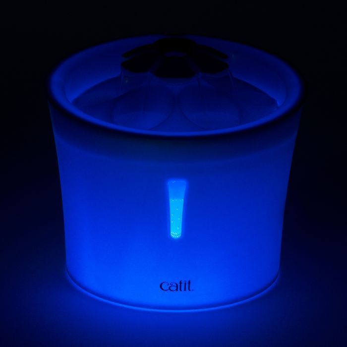 Catit Flower Fountain LED поилка-фонтан для кошек 3 л - masterzoo.ua