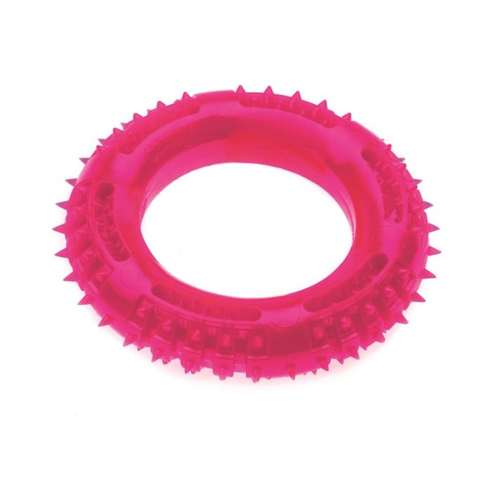 Іграшка для собак Comfy Dental Ring pink 13 см - м'ята - masterzoo.ua