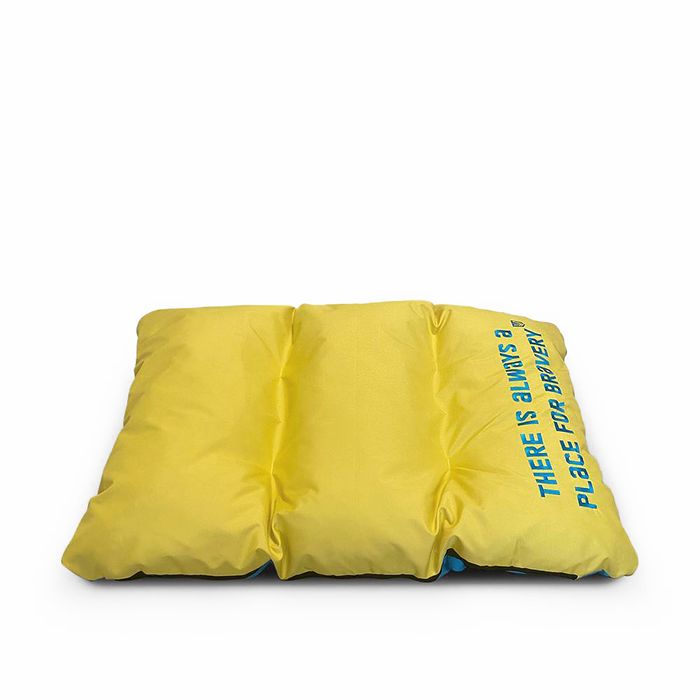 Лежак для собак Noble Pet Bernard Bravery Blue & Yellow 100 х 70 см - dgs - masterzoo.ua