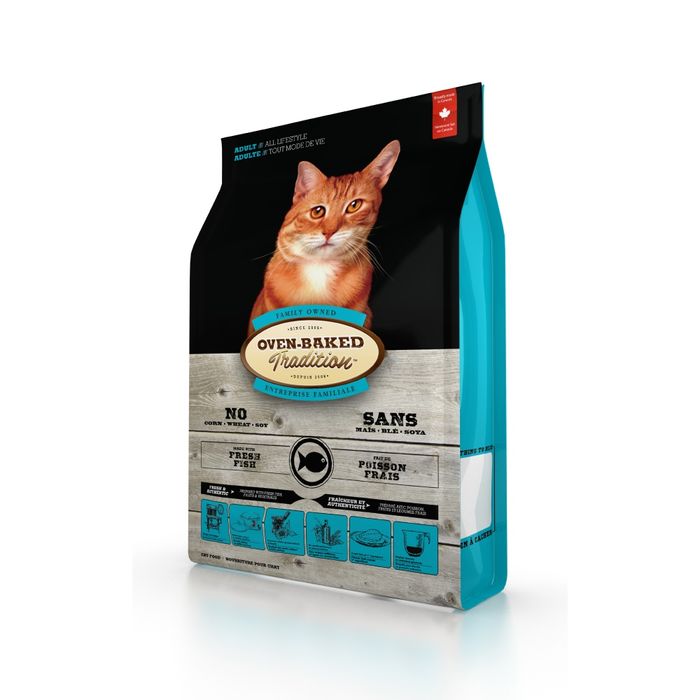 Сухий корм Oven-Baked Tradition Cat Adult 1,13 кг - риба - masterzoo.ua