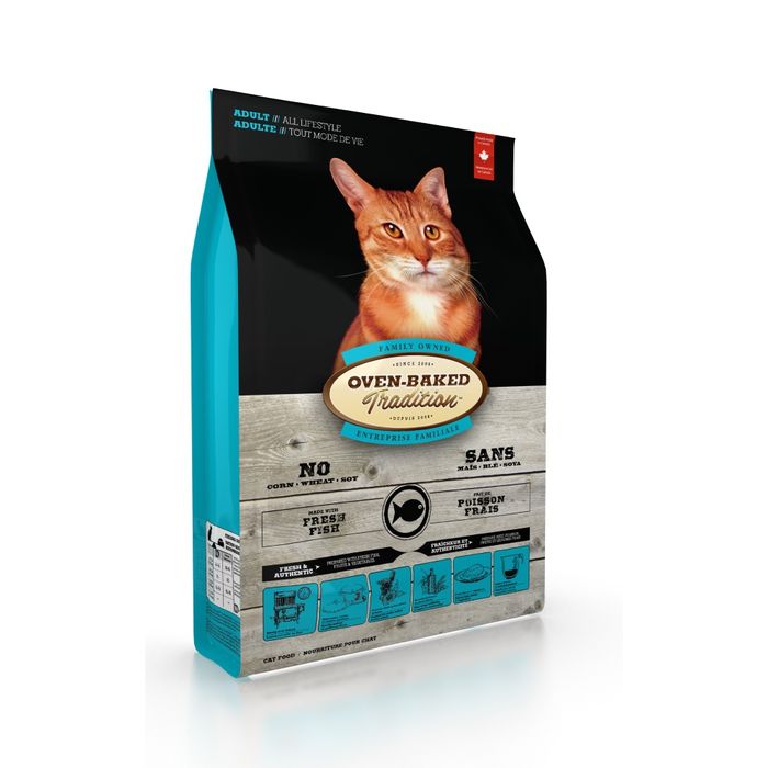 Сухой корм Oven-Baked Tradition Cat Adult 1,13 кг - рыба - masterzoo.ua