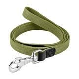 Повідець для собак Collar Брезент S 1,5 м - зелений - masterzoo.ua