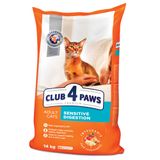 Сухой корм для кошек с чувствительным пищеварением Club 4 Paws Premium 14 кг (курица)