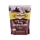Сухий корм для дорослих котів Carnilove Fresh Chicken & Rabbit 400 г - курка та кролик