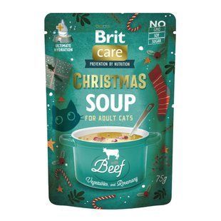 Суп для котів Brit Care Christmas Beef Soup 75 г - яловичина - masterzoo.ua