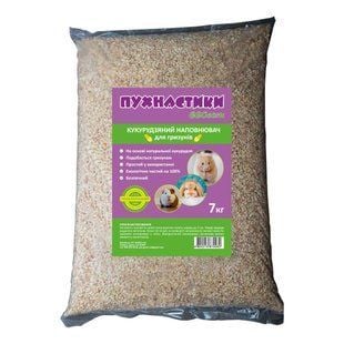 Наповнювач для гризунів Пухнастики ECOcorn 7 кг - кукурудзяний - masterzoo.ua