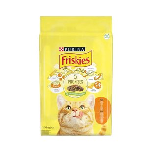 Сухой корм для котов Friskies 10 кг- курица и овощи - masterzoo.ua