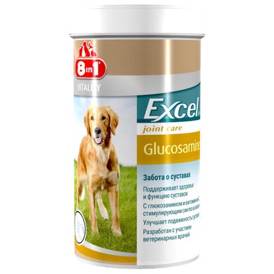 Витамины для собак 8in1 Excel «Glucosamine» 110 таблеток (для суставов) - masterzoo.ua