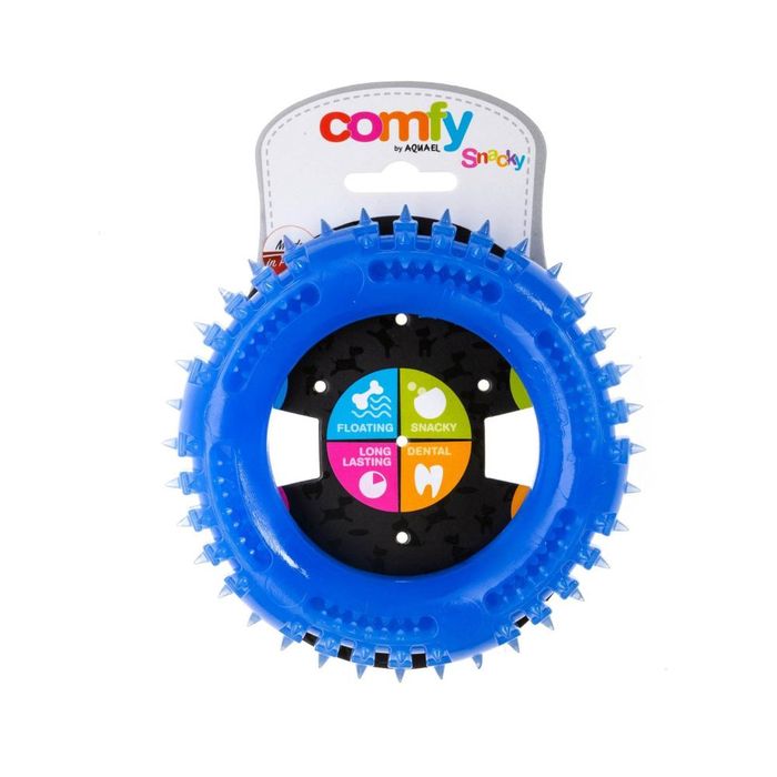 Іграшка для собак Comfy Dental Ring blue 13 см - м'ята - masterzoo.ua