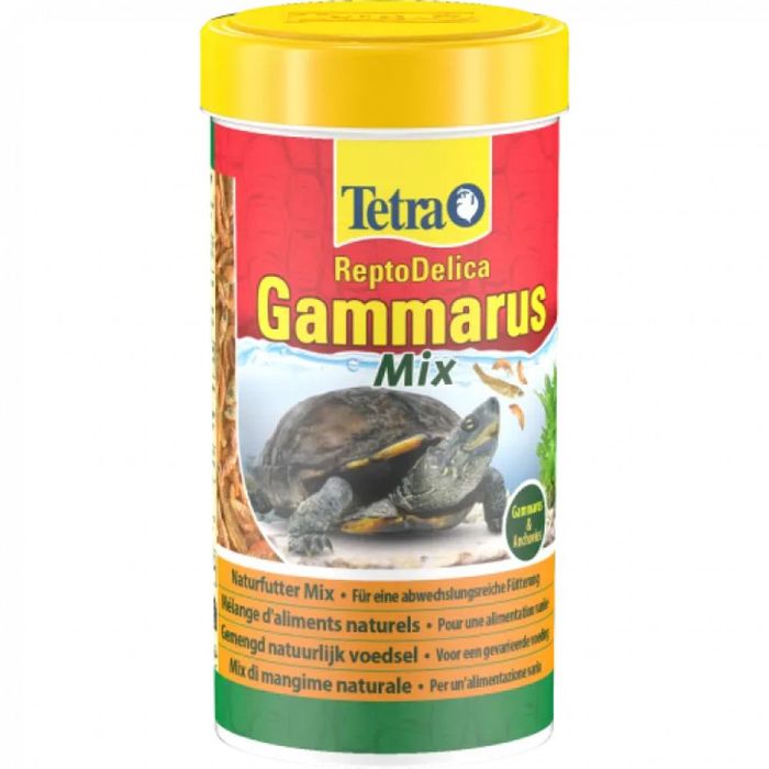 Натуральный корм для водоплавающих черепах Tetra «Gammarus» сушёный гаммарус 250 мл - masterzoo.ua