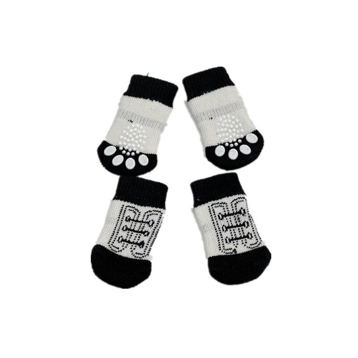 Шкарпетки для собак YIWU Non Skid білі M - masterzoo.ua
