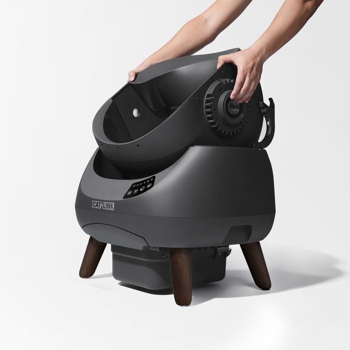 Смарт-лоток для котів Catlink Scooper Open-X 58,5х53,4х59,2 см - чорний - masterzoo.ua
