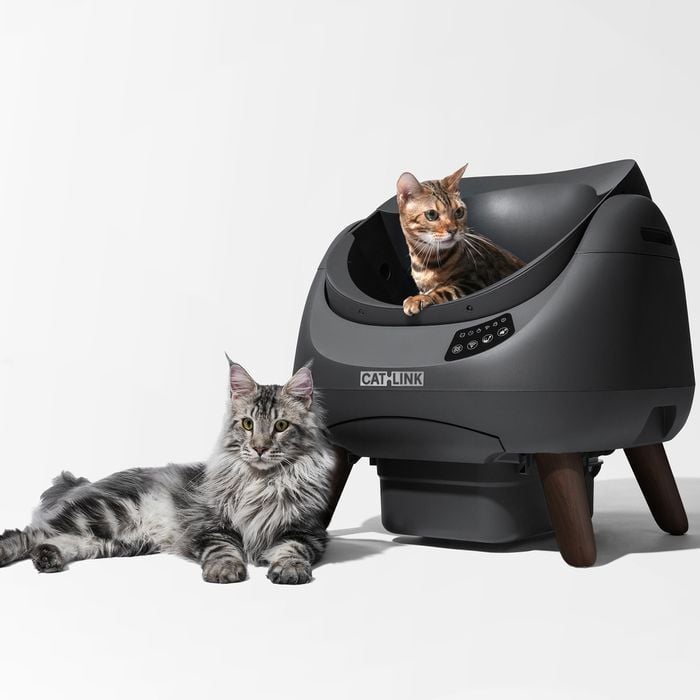 Смарт-лоток для котів Catlink Scooper Open-X 58,5х53,4х59,2 см - чорний - masterzoo.ua