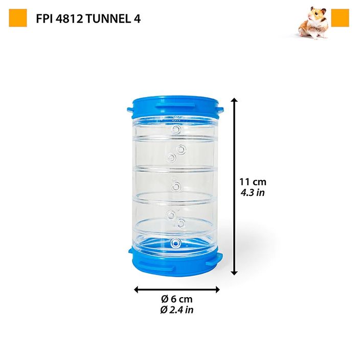 Тунель для гризунів Ferplast «Fpi 4812 Tunnel 4» 11 см / d = 6 см - masterzoo.ua