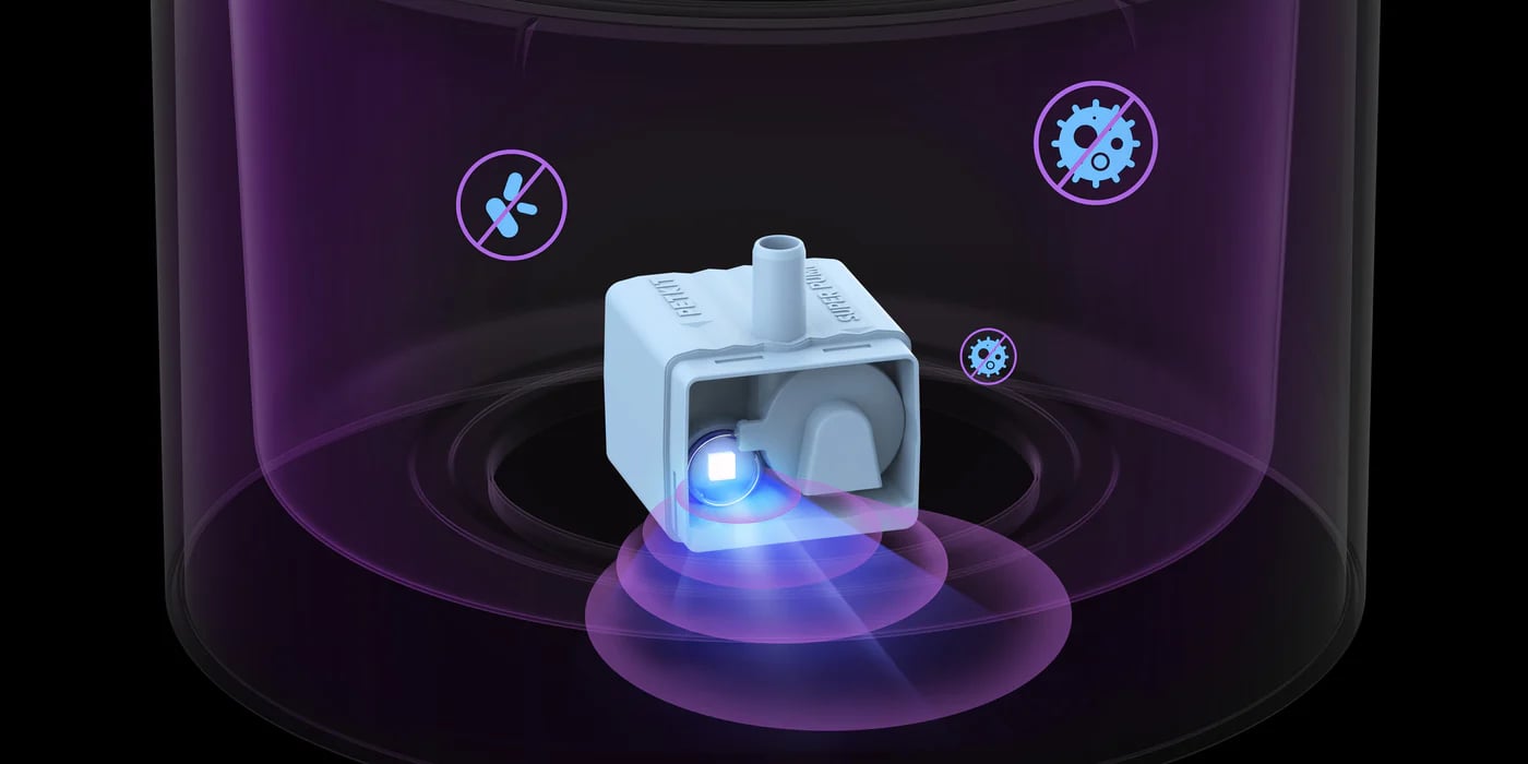 Високоефективна дезінфекція води в поїлці-фонтані Petkit EverSweet 3 Pro UVC