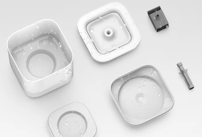 Удобная разборная конструкция для мытья поилки-фонтана Petkit Eversweet Solo SE