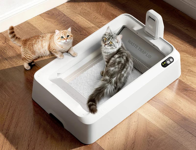 ≡ Смарт-лоток для котів Petkit Purobot Crystal Duo P9905 81,8х50